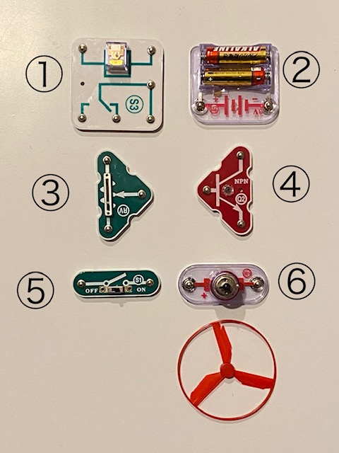 使用するパーツ